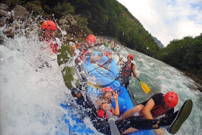 adriatic sea and rafting