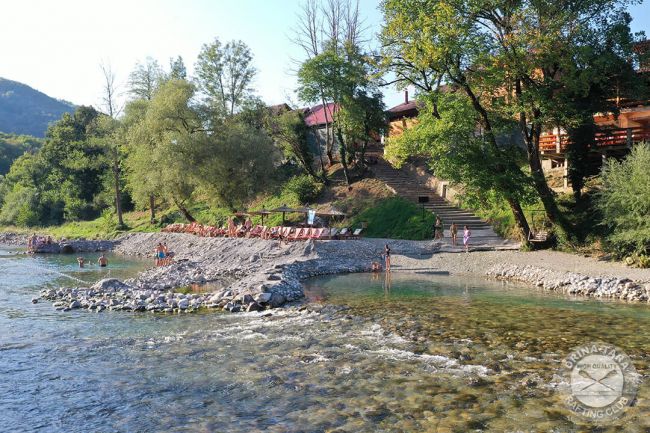 The Beach at Our Rafting Camp, Rafting Center Drina–Tara 2025