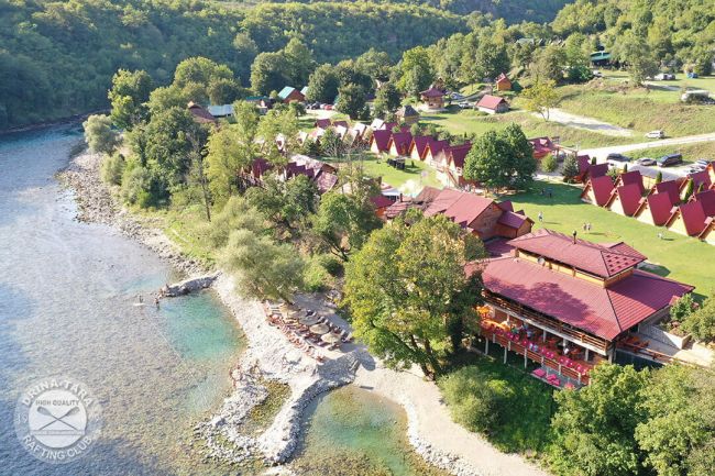 The Beach at Our Rafting Camp, Rafting Center Drina–Tara 2025