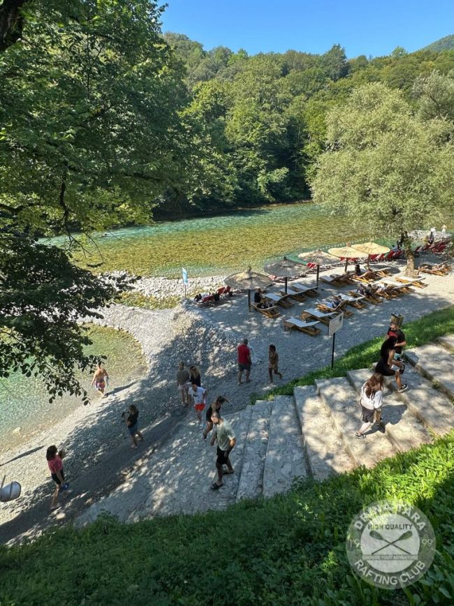 Plaža u kampu, Rafting Centar Drina-Tara