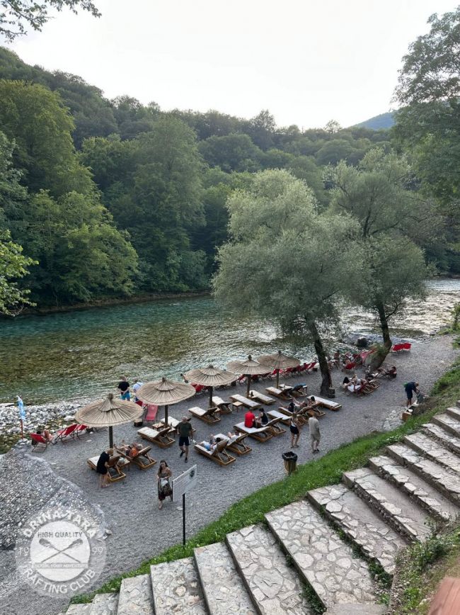 Plaža u kampu, Rafting Centar Drina-Tara