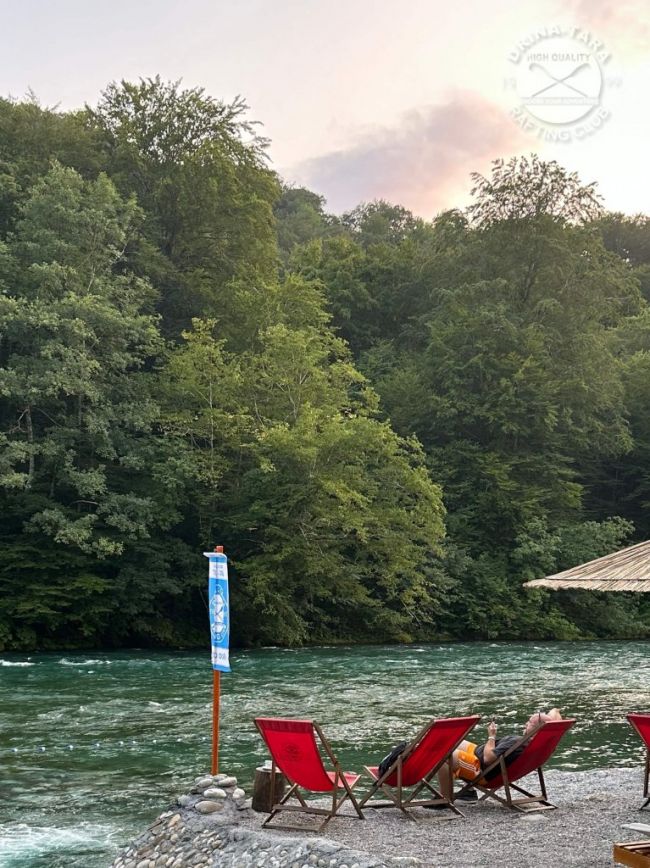 Plaža u kampu, Rafting Centar Drina-Tara