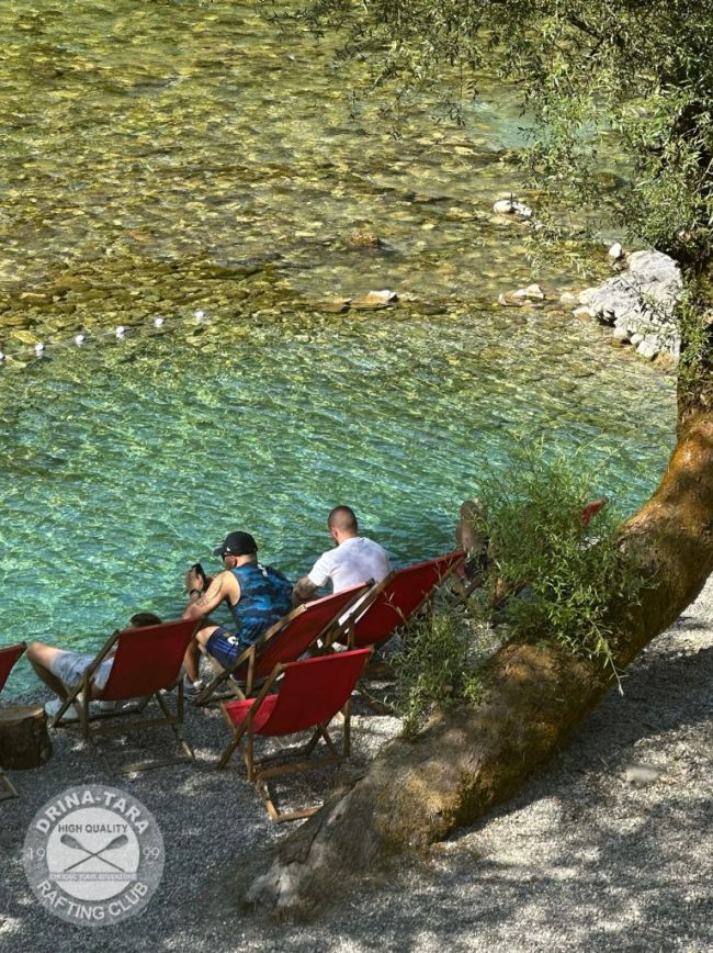 Plaža u kampu, Rafting Centar Drina-Tara
