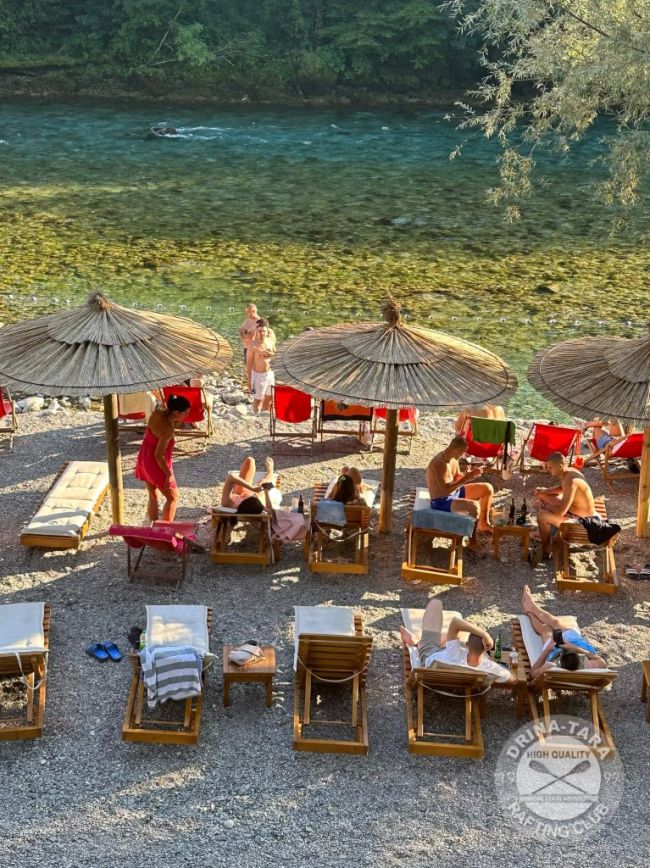 Plaža u kampu, Rafting Centar Drina-Tara
