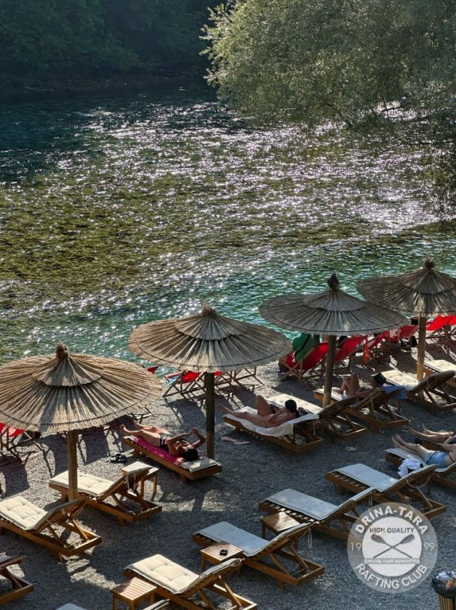 Plaža u kampu, Rafting Centar Drina-Tara