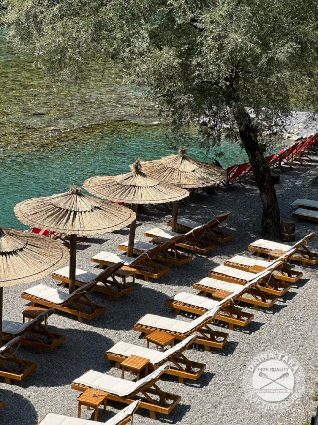 Plaža u kampu, Rafting Centar Drina-Tara
