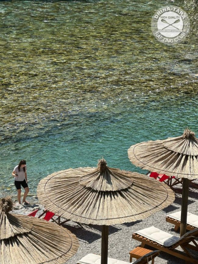Plaža u kampu, Rafting Centar Drina-Tara