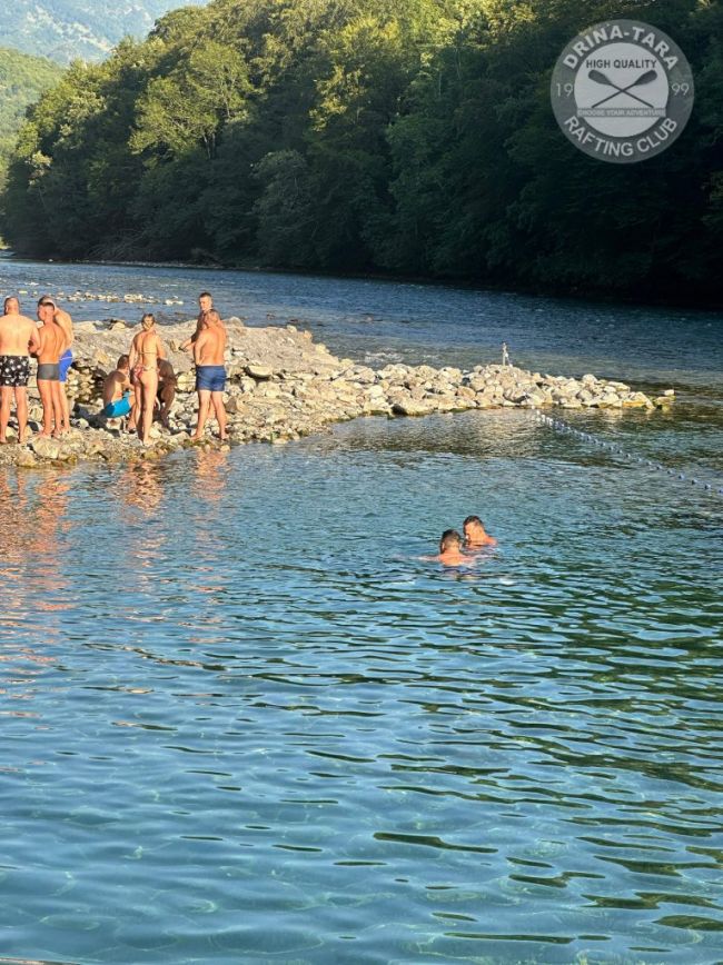 Plaža u kampu, Rafting Centar Drina-Tara