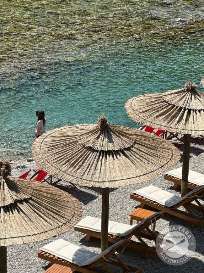 Plaža u kampu, Rafting Centar Drina-Tara