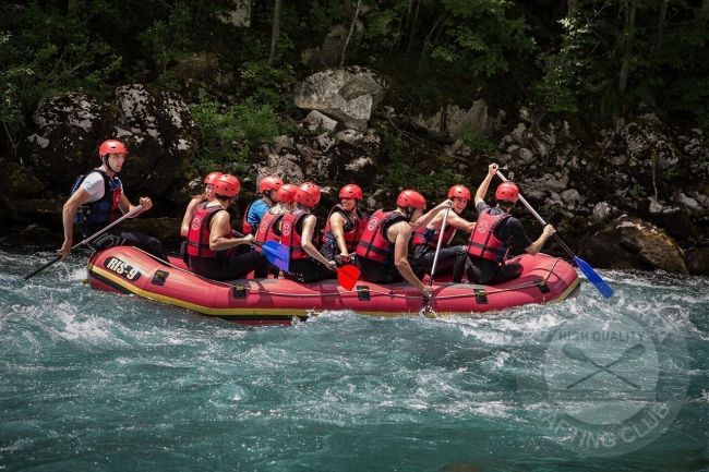 Campeggio e rafting