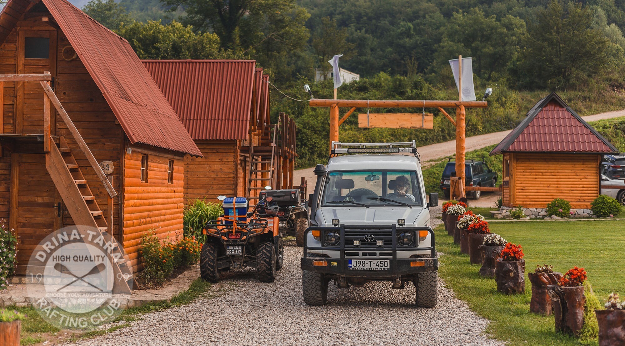Rafting Centar Drina-Tara, kamp, jeep, kvadovi